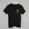 Leopard Print Skull (Left Chest)