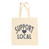 Support Local Heart Tote Bag by Ivy + Cloth