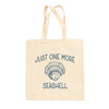 Just One More Seashell Tote Bag by Ivy + Cloth