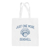 Just One More Seashell Tote Bag by Ivy + Cloth