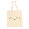 Shopping Local Script + Bow Tote Bag by Ivy + Cloth