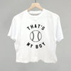 That's My Boy Baseball (Black} by Ivy + Cloth