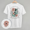 Give Thanks To The Lord Floral (Back Print) by Ivy + Cloth