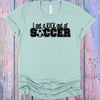 I Get a Kick Out of Soccer Graphic Tee by Anchored Grace Boutique
