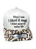 I Like It Rough | Snapback by Luckless Outfitters