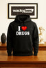 I love Drugs I Heart Funny Adult Humor Graphic Tee Shirt by MyWackyTees