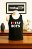 I Love Fat Boys I Heart Funny Adult Humor Graphic Tee Shirt by MyWackyTees