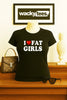 I Love Fat Girls I Heart Funny Adult Humor Graphic Tee Shirt by MyWackyTees