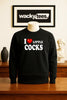 I Love Little Cocks I Heart Funny Adult Humor Graphic Tee Shirt by MyWackyTees