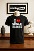 I Love Sugar Daddies I Heart Funny Adult Humor Graphic Tee Shirt by MyWackyTees