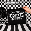 Metal iced coffee girlie tshirt by Madness & Mayhem LLC