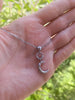 TINY MOON NECKLACE by Bellaforma Jewelry