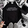 Stay home embroidered rockstar tank by Madness & Mayhem LLC