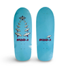 Mike Folmer Flying Saucers Limited Edition, HAND-PAINTED Deck 10"x30" (PRE-ORDER, APRIL 2027) by Brand-X Skateboards