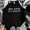 Anxiety embroidered rockstar tank by Madness & Mayhem LLC