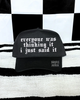 I just said it embroidered Black Hat by Madness & Mayhem LLC