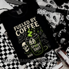 Coffee & spooky shit Halloween Shirt by Madness & Mayhem LLC