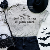 Little ray of pitch black embroidered color blast tshirt by Madness & Mayhem LLC