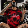 Last nerve embroidered tie dye T-shirt by Madness & Mayhem LLC