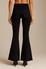 Red Suede Chap Panel Bell Bottom Jeans -32” Inseam by Neon Spur