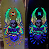 X-Con GLOW-IN-DARK Limited Edition, HAND-PAINTED 10"x30.5" Deck (1 of 10) by Brand-X Skateboards