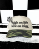 Low iron camo embroidered Hat by Madness & Mayhem LLC