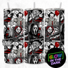 Horror glow in the dark Halloween 20oz Tumbler by Madness & Mayhem LLC