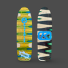 Kryptonics ONE-OF-A-KIND & HAND-PAINTED CRUISER Deck or Complete 8.5”x31” (1 of 1)