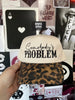 Somebody’s problem Leopard embroidered hat by Madness & Mayhem LLC