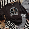 Gym ghoul crew neck sweatshirt (finished product) by Madness & Mayhem LLC