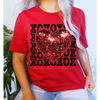 XOXO Faux Sequin Heart || Tee by The Neeley Design Co Wholesale