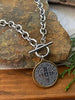 ST. BENEDICT TOGGLE NECKLACE by Bellaforma Jewelry