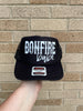 Black bonfire babe Trucker Hat by Madness & Mayhem LLC