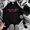 More tattoos than friends embroidered rockstar tank by Madness & Mayhem LLC