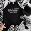 Questionable decisions embroidered rockstar tank by Madness & Mayhem LLC