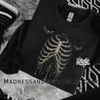 Bat rib crew neck sweatshirt by Madness & Mayhem LLC