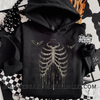 Bat ribs hoodie by Madness & Mayhem LLC