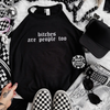 Bitches are people too embroidered rockstar tank by Madness & Mayhem LLC