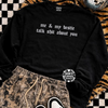 Besties embroidered sweatshirt by Madness & Mayhem LLC