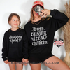Feral Mommy & Me Sweatshirts by Madness & Mayhem LLC