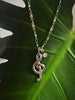 MUSICAL NOTE NECKLACE by Bellaforma Jewelry