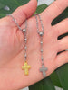 CROSS LARIAT CHOKER by Bellaforma Jewelry