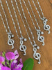 MUSICAL NOTE NECKLACE by Bellaforma Jewelry