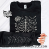 Rose ribs with bat sleeve crew neck sweatshirt by Madness & Mayhem LLC
