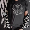 Floral coffin bat Shirt by Madness & Mayhem LLC