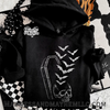 Coffin skull hoodie by Madness & Mayhem LLC