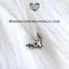 Silver bat Necklace by Madness & Mayhem LLC
