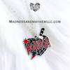 Horror heart Necklace by Madness & Mayhem LLC