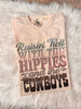Raising Hell With The Hippies And The Cowboys - Tee by The Neeley Design Co Wholesale