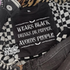 Wears black Dr Pepper Shirt (finished product) by Madness & Mayhem LLC